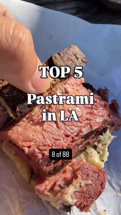 Top 5 Pastrami in LA! Guess the 6th spot 🤔

(Item 8 of 88) I’m sharing 88 food items and my Top 5 spots for each 😅 Prev: Burgers. Next: ??? What item do you want to see next??

#foodmento #lafood #foodguide #pastrami #88top5