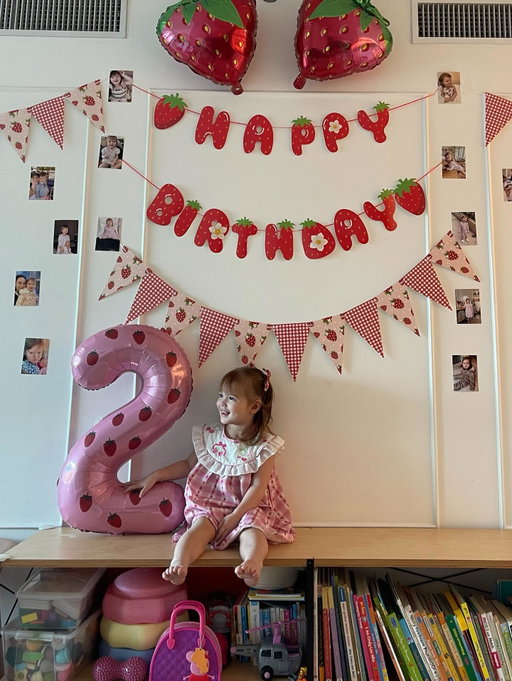 you are pure joy my little girl 🌸🌸🌸 happy 2nd birthday to this little firecracker, I’m so proud and lucky to be your mommy 🍓✨🤍