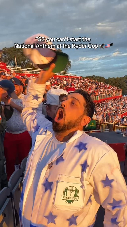 The most patriotic thing ever @hsb_tyko 

#rydercup #teamusa #golf #golflife #rydercup2025