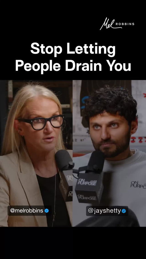 You want to know why you’re exhausted, overwhelmed, and never have time for yourself?

It’s not just your to-do list. 

It’s the power you’re giving away every single day to other people’s moods, opinions, and drama.

Listen to this full conversation with @jayshetty on the @jayshettypodcast 🎧 "Mel Robbins: How to Use the ‘Let Them Theory’ (A Life Changing Mindset Hack That 15 Million People Can’t Stop Talking About)"