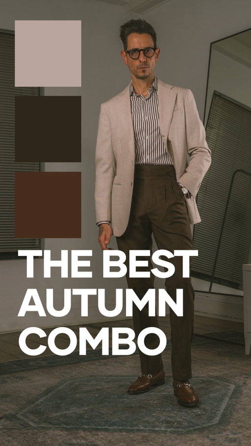 The perfect autumn date night palette: cream, chocolate & coffee tones. This combo strikes the balance between effortless sophistication and seasonal warmth. The Sand / cream color helps you stand out from the sea of grey and navy around you. Remember, going against the grain is what turns heads….so go break some necks out there gents! 

#menstyle #datenightoutfit #autumnvibes
