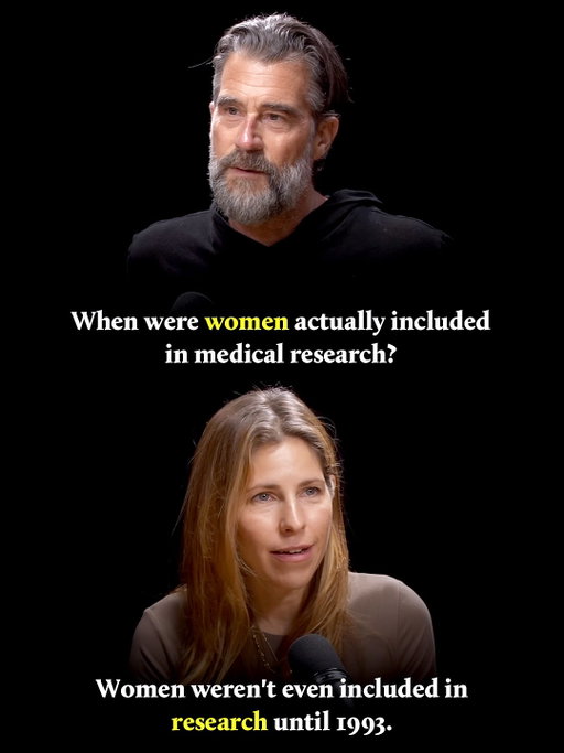 Women were routinely excluded from clinical research until federal mandates in 1993.

All because they were seen as too complicated. A problem.

Excerpt from my convo with Dr. @robinberzinmd.

Episode 938.

✌🏼🌱 – Rich
