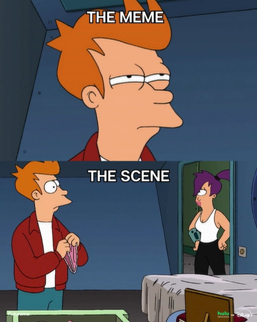 One from the history books. 

Stream Futurama on Disney+ Canada!