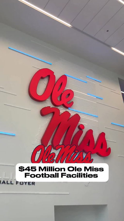 We got All-Access to Ole Miss’ $45,000,000 Football Facilities 🤯

(Full YouTube video out now - Link in Bio)