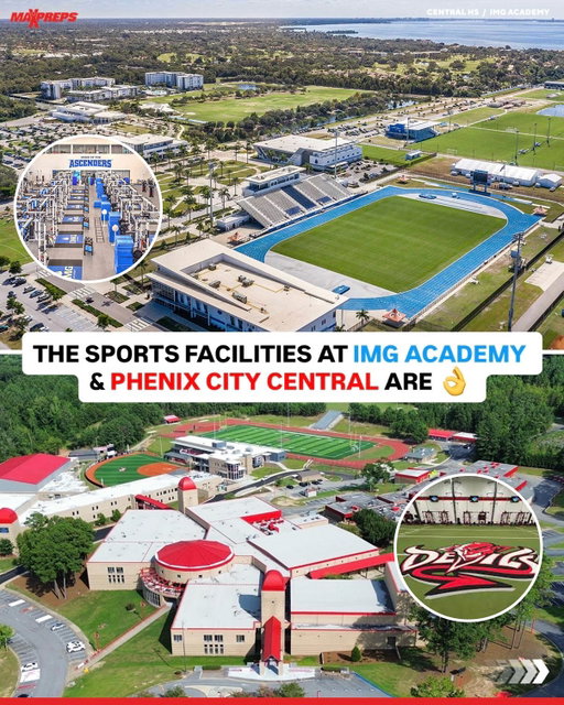 When IMG Academy (FL) and Phenix City Central (AL) collide tonight in our MaxPreps Game of the Week, remember this is what their high school facilities look like 🤯🔥

Our MaxPreps GOTW lineup streams all season long with the best National high school football matchups weekly featuring @zack_poff_mp and crew 🎙️🔥

( via @dsarm )