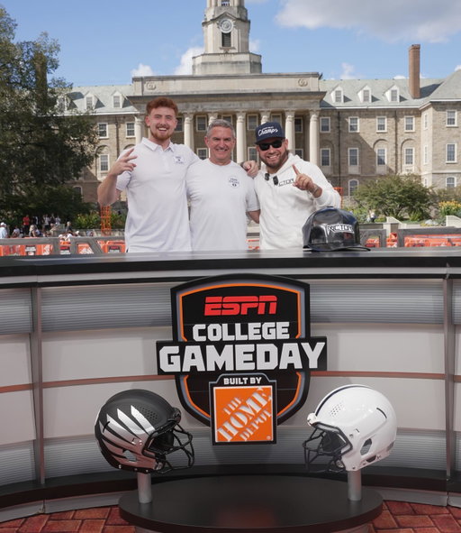 Catch us LIVE on @collegegameday 11:30am 

#espn #pennstate #collegegameday #weare #blessed