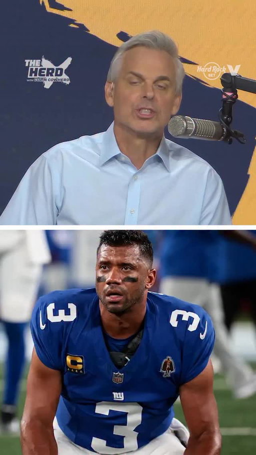 What makes Russell Wilson such an easy target? 🎯 @colincowherd