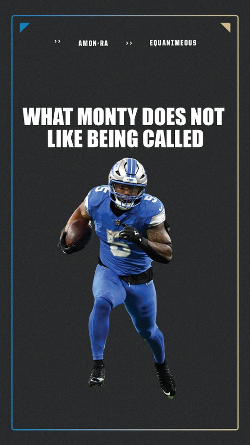 David Montgomery does not like being labeled as a “Power Back” ✍️