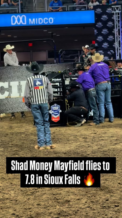 Shad Mayfield is the defending champion in Sioux Falls and he’s off to a blazing hot, 7.8-second start 🔥🔥