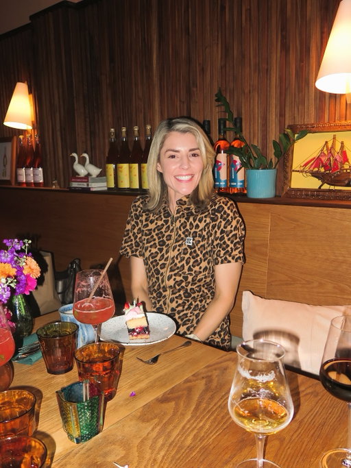 This is 40! I don’t normally plan birthday things (it makes me shy so I usually hide away) but @mametown and @elliottmorgan surprised me with some of my FAVORITE people for the sweetest dinner at @linguafrancarestaurant (swipe to the end for the reaction)! I love these people!!! And peep the Mametown original cocktails 🥹!?! COME ON. She absolutely crushed it. Fries, friends, and a fuck ton of cake??? My heart is so full!!! I’m thankful and hopeful and really feel like myself these days. Gratitude and all that shit! Dirty thirty is long gone, bring on DORKY FORTY!!! 🙃💖