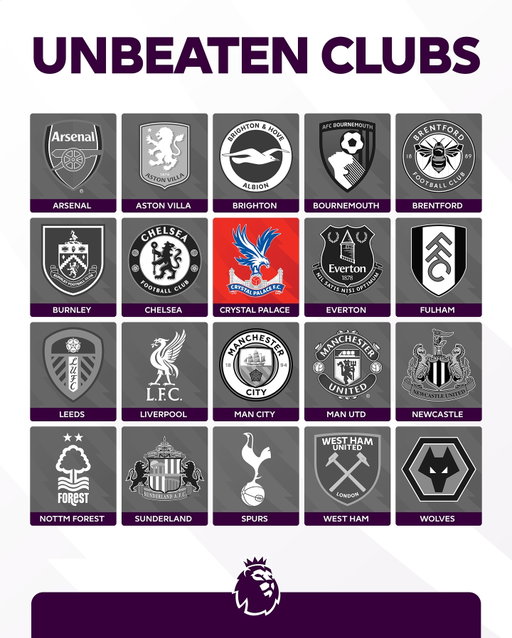 Only one team remains.

Oliver Glasner’s Crystal Palace 👏