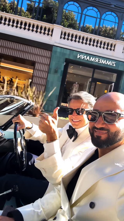 In the heart of Monaco, riding through the streets in style with the one and only — the ultimate icon of elegance and men’s fashion. @mararomrraro 
A legend in the world of formalwear, and a true friend I deeply admire and respect.
Timeless class, Italian soul, Monaco vibes.  #Monaco #MonteCarlo #LuxuryLifestyle #Supercars #ItalianStyle #MensFashion #TailoredElegance 
#MonacoVibes #SartorialExcellence #StyleIcons #LuxuryCars #MadeInItaly #MonacoStyle #BespokeMenswear 
#GentlemanStyle #MonacoLife