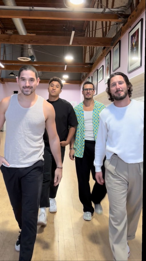 #TikTokNight loading… 😉 Don’t miss #DWTS this Tuesday to see what our boys are up to ✨
