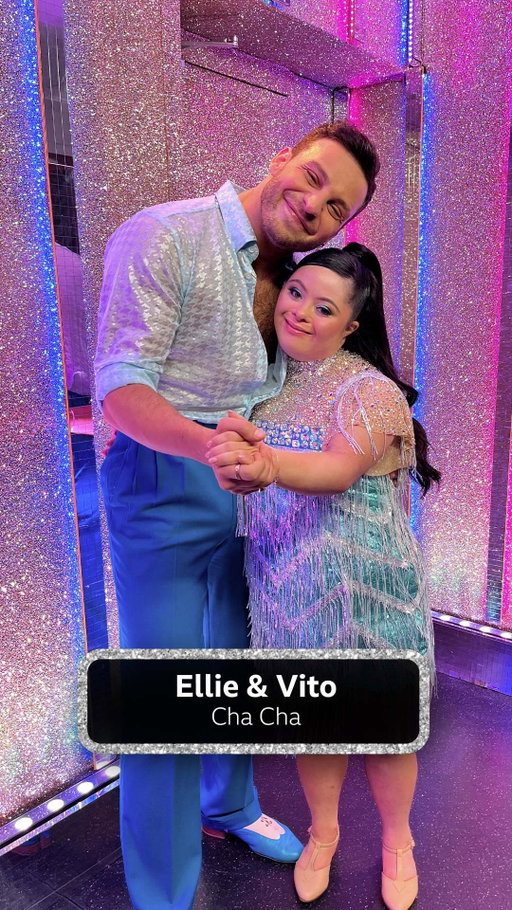 When the Cha Cha meets the catwalk 💅 Team cheeky Ellie and Vito are totally cover worthy 💖 #Strictly