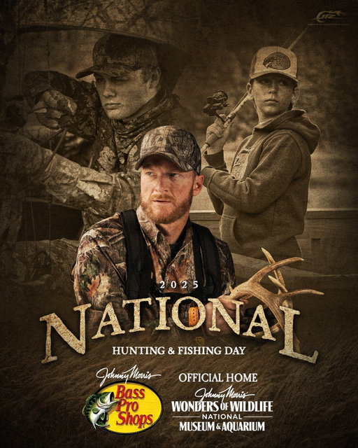 Enjoy the great outdoors.

Happy National Hunting and Fishing Day!