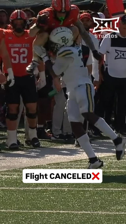 Flight canceled by Mr. Staydown himself❌
 
#Big12FB | 📺 ESPN2