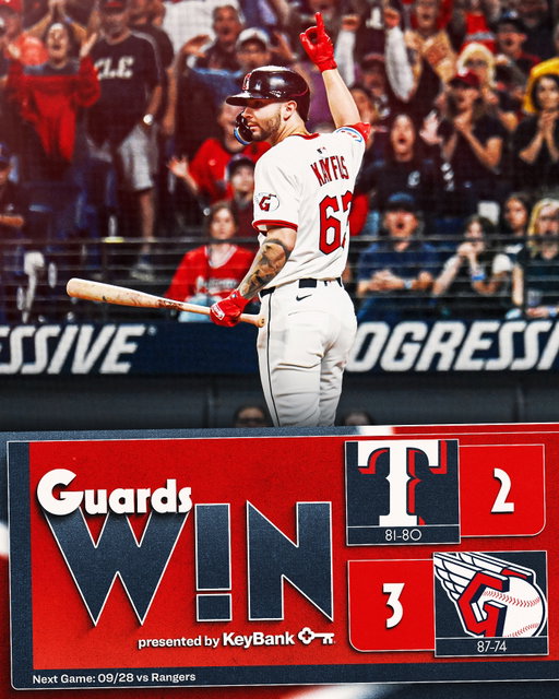 We’ll see you in October. 

#GuardsBall | #GuardiWins