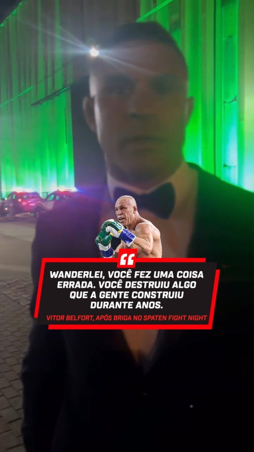 Vitor Belfort desabafou após briga no Spaten Fight Night! Concorda com ele, fã de esporte?

#ESPNKnockOut