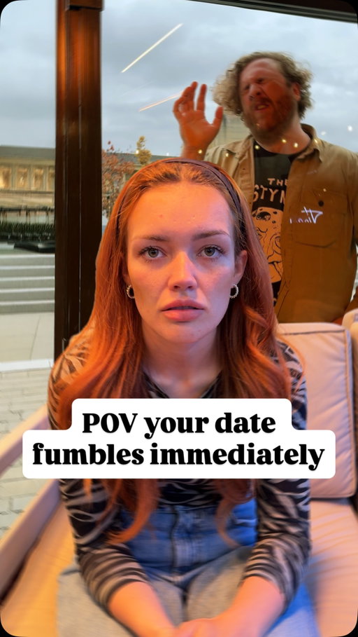 POV your date fumbles immediately 🪟💔
#firstdate #fumblerecovery #comedyreel