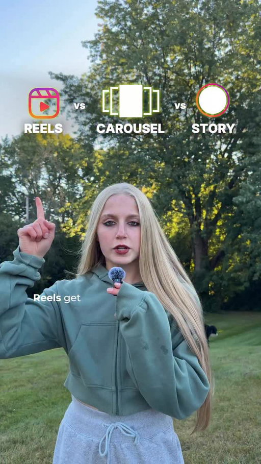 Reels vs. Carousels vs. Stories 🤔

Follow for more social media marketing education ✅