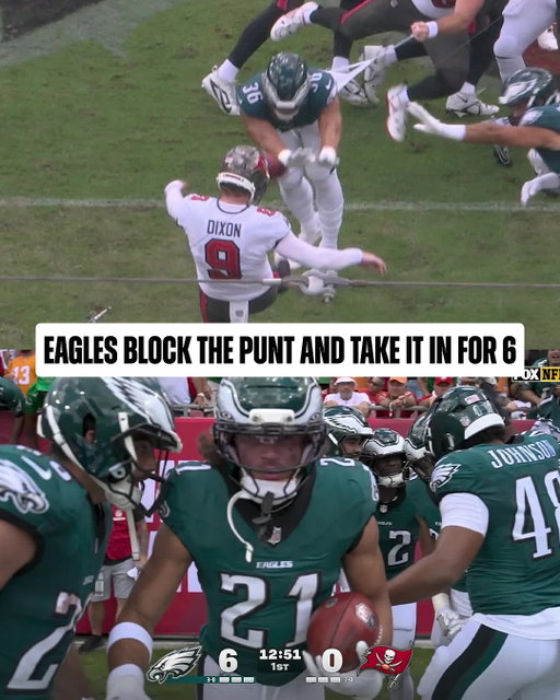 The block party doesn’t stop for the @philadelphiaeagles 

PHIvsTB on FOX/FOX One
watch.nfl.com