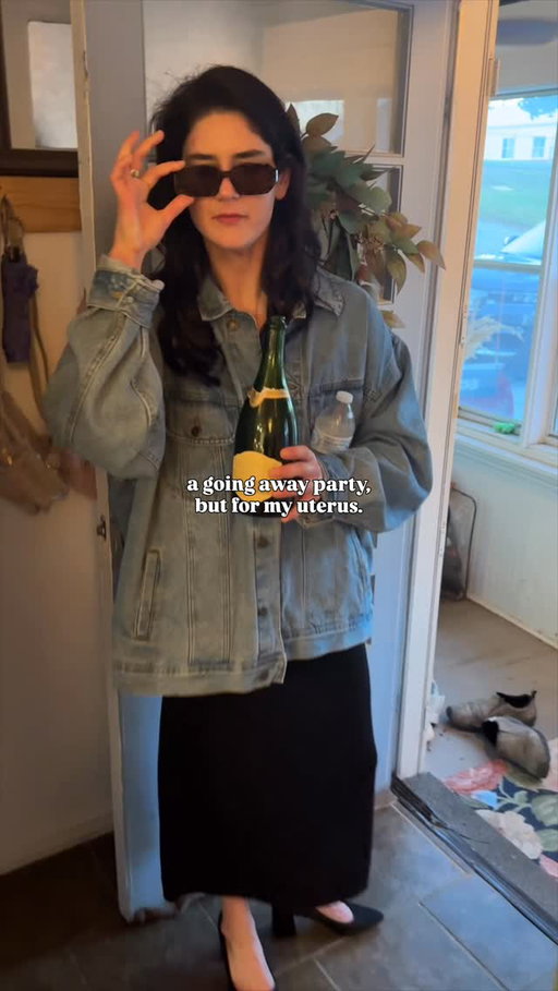 I recently found out I need to have a hysterectomy (which is happening tomorrow) and instead of letting me dig myself into a hole and disappear, my friends decided to throw me a going away party for my uterus to celebrate the end of yearsssss of constant chronic and debilitating pain. I’m excited for this new season of my life that starts tomorrow. 🤍 #afallopianfarewell
