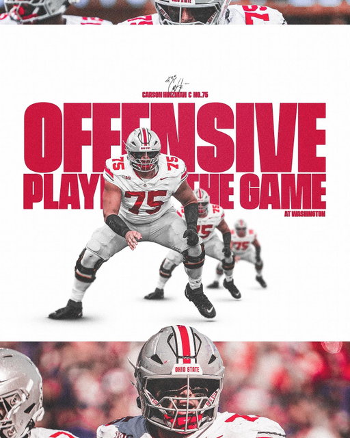 Offensive 𝘗𝘭𝘢𝘺𝘦𝘳 𝘰𝘧 𝘵𝘩𝘦 𝘎𝘢𝘮𝘦: @carson_hinzman 😈