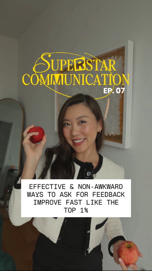 Summary below :)

Follow for episode 8 & many more “secret” tips — not generic or easily found ❗️

Improve FAST like the top 1% 😉 Be highly coachable & get feedback often in non-awkward ways

✨1: When you get praise
Turn it into an OPPORTUNITY

Try:
“Thank you! Would love to hear your thoughts on what specifically went well, and if there’s anything I can do even better”

✨2: Proactive heads-up
When working with someone new

Try:
“I’m excited to work together - I wanted to let you know I’m very open to and really appreciate feedback.
Feel free to give suggestions any time.
And if you’d be open to it, I’d love to also periodically ask you for input and advice”

✨3: Immediately after deliverable / meeting

Try:
“Did you have any feedback on the [deliverable or meeting just now]? Anything I should continue, change, or stop doing?”

Pro tip - If they’re vague or say “nothing much” - you could ask for a SPECIFIC NUMBER:
“If I had to change or stop 1-2 things, what might they be?”

✨4: Periodic summaries

Try:
“Since we’ve been working together for a few [months], I was wondering if I could schedule time with you for feedback? I’d really appreciate hearing your thoughts on how I’m doing and opportunities to improve” 

Learnings from 6+ years working with top 1% leaders at Goldman Sachs & BCG

#careeradvice #communicationtips #confidencetips #womeninbusiness #leadership #communication #promotion #confidencecoach #corporatelife