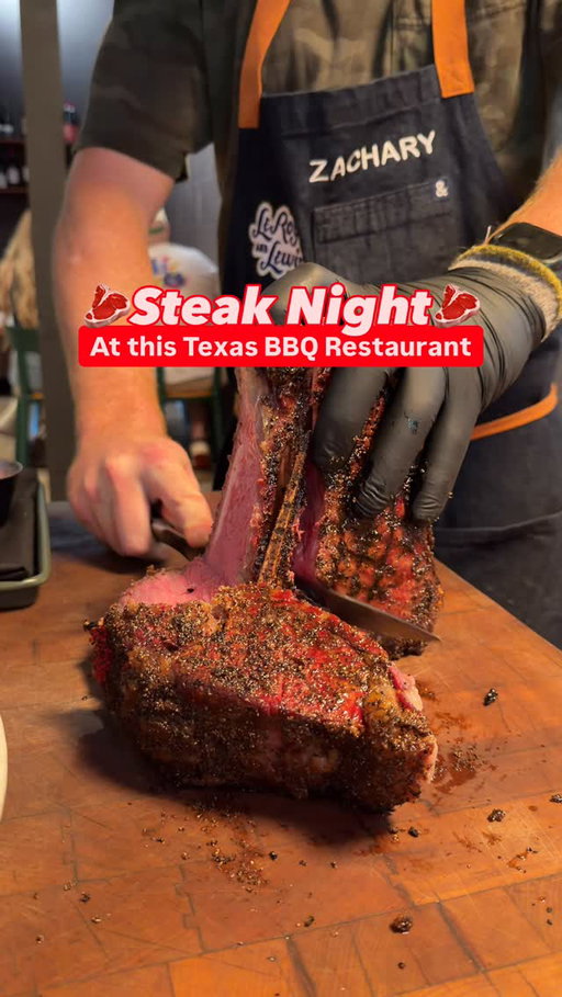 Best Steak in Austin?! 🥩 Look no further than Michelin starred BBQ restaurant @leroyandlewis 

They’re consistently recognized as one of the top smoked meats in the state, and this particular steak experience has become one of the hardest reservations to snag for that reason. It starts with a tour of their pit where your steak has been slow smoked at ~200 degrees. Steaks range from 2-4.5 lbs at $75/lb, so it’s best to bring a group of 4-6 people and share. You can customize the experience with appetizers, sides, desserts and beverages of your choosing. They even set aside other top cuts of meat from their daily service to reserve for steak night guests. Everything is served family-style for this intimate and up-close dining experience.

It sheds a new light on the restaurant showing their ability to deliver an elevated, high-end service that differs from the experience in the daily bbq line.

Steak night is offered Thurs-Sat evenings and reservations are on OpenTable. Estimated to be about a 3 month wait.*

📍 5621 Emerald Forest Dr, Austin, TX 78745

#steaknight #austinrestaurants #austintexasthings #atx #texasbbq