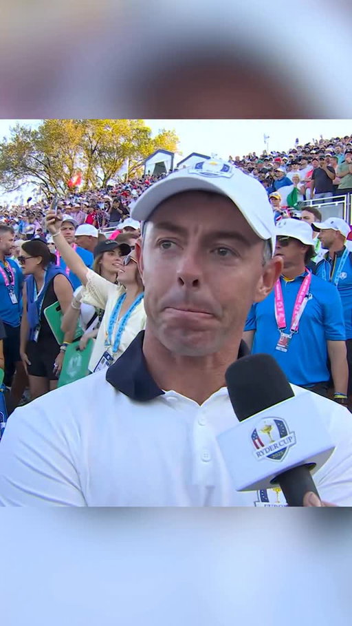 You did it, Rory 🥹
#TeamEurope | #OurTimeOurPlace