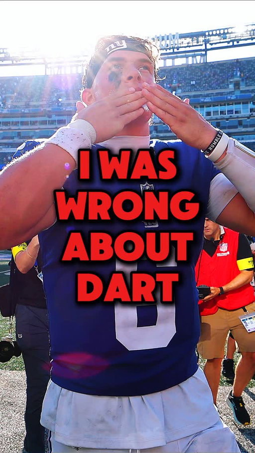 I was wrong about Jaxson Dart 

#jaxsondart #giants #briandaboll #newyork #nfl #nflnews #fantasyfootball #football #tcofantasyshow