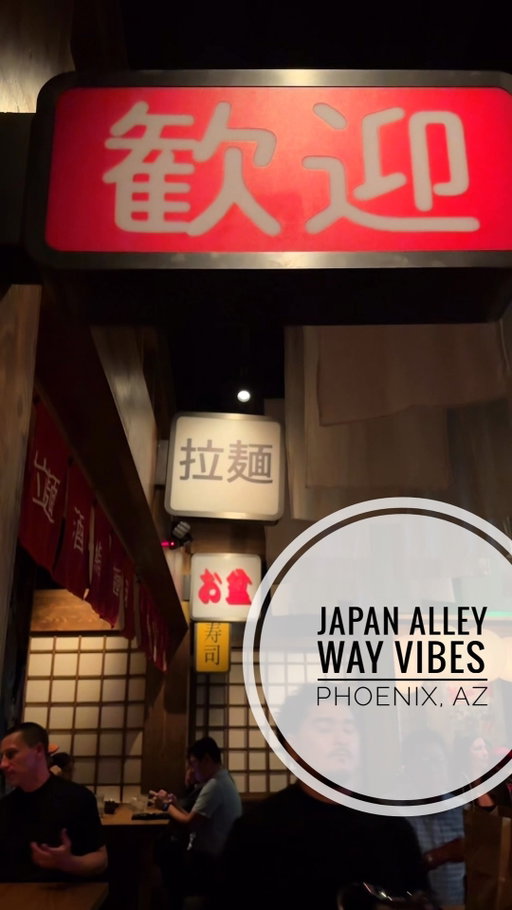 Step into a little slice of Japan! This new Obon restaurant at Cityscape in downtown Phoenix is designed like a Japanese alley… lantern lights, signs, art and total vibes. The food isn’t your usual traditional take, but it’s just as tasty and worth the visit. Sometimes the atmosphere makes the meal, and here you get both! 

Obon - Sushi, Bar & Ramen: 2 E Jefferson St Suite 108, Phoenix, AZ 85004 

*********************** 

Like Japanese food? What about Japanese culture and fandom? You’re in luck! Now you can dwell into the whole Japanese experience. Taiyou Con is a Japanese festival and anime convention in Mesa, AZ. Follow @taiyoucon so you can plan your weekend of fun! 

*Content not to be reposted or reused without license. Please DM to obtain license. Content may be shared via Instagram Stories using the share feature. :)⁠ 

#japan #sushi #nigiri #ramen #seafood #japanesefood #phoenixaz #azfoodguy