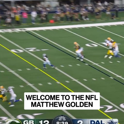 Might wanna ditch the spin move, Matthew Golden 😮