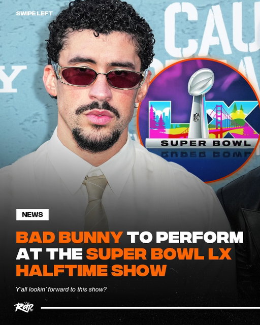 #BadBunny will be the Super Bowl LX halftime performer‼️🔥

Y’all excited to see him perform⁉️

#polymarketpartner