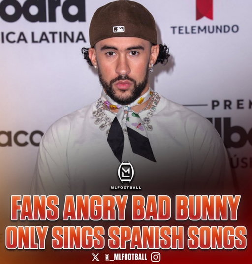 TRENDING: #NFL fans have posted that they are angry that Bad Bunny is performing at the 2026 Super Bowl halftime show, and he does not have ENGLISH SONGS.

Bad Bunny is Puerto Rican, and his songs are primarily in Spanish, with very little English.

Thoughts on this…?