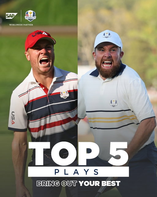 The best shots from Ryder Cup Sunday at Bethpage Black. 

#BringOutYourBest | @sap