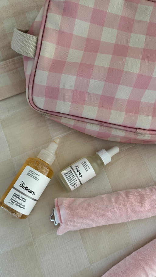 How I achieved clear skin on my wedding day! 👰🏼‍♀️🫧 @theordinary Glycolic Acid 7% Exfoliating Toner & Hyaluronic Acid 2% + B5 #ad #theordinary #weddingskincare #skincareroutine