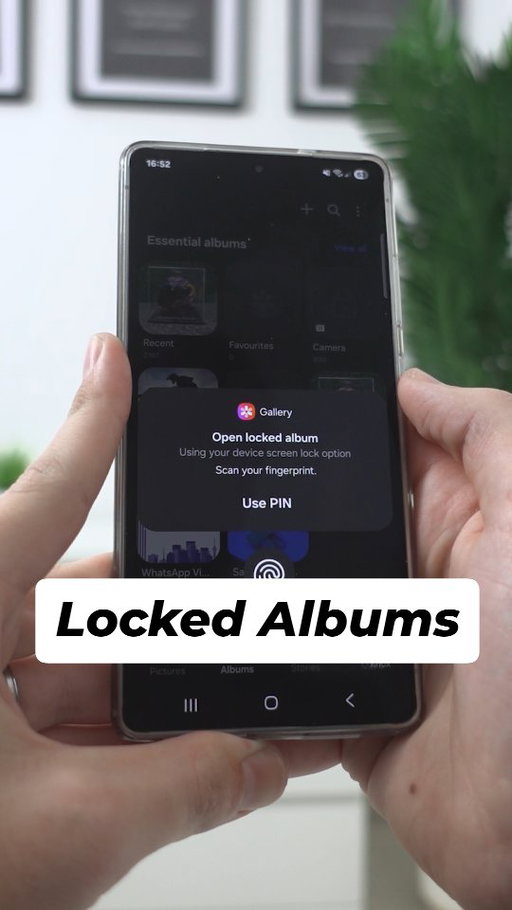 Keep Important Photo & Video Albums Safe #Samsung #SamsungFeatures #TechCreator