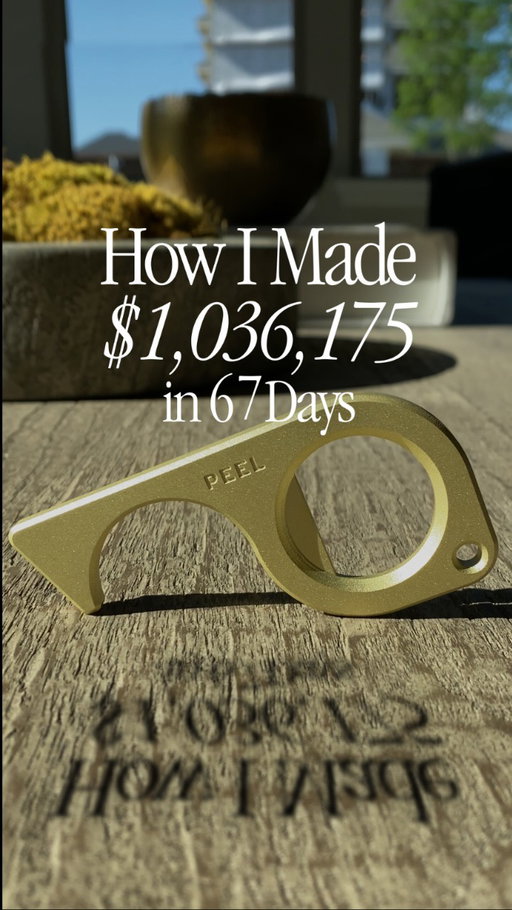 How I made over $1 million in 67 days by rapidly creating a new physical product during the pandemic.  Shout out to @jordanwesterberg, the industrial designer mentioned. 

Comment “Founder” to see what I’m building next.

#founderstory #entrepreneurship #lifestory #businessideas #business