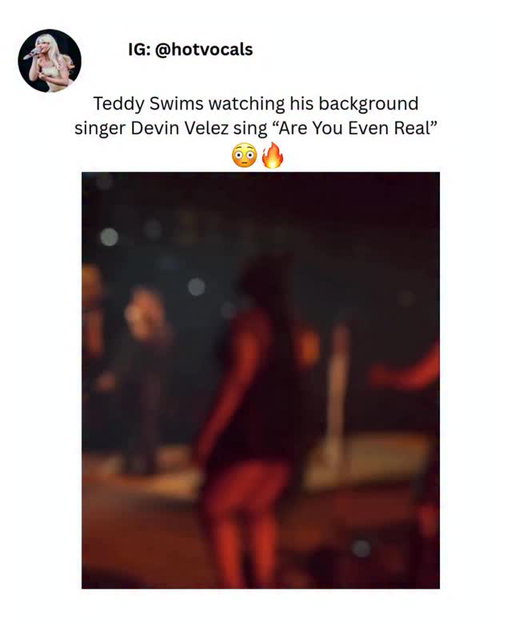 Just had to give a shoutout to Teddy Swims and his latest track ‘Are You Even Real’! 🎶 The vibe is unreal, and the emotion in his voice is everything. But can we talk about Devin Velez? His solo in this song is absolutely magical ! 😍 The way he brings that extra layer of soul just elevates the whole vibe. Seriously, these two are a dynamic duo! Can’t stop replaying this one. 🎤✨ #TeddySwims #DevinVelez #musicgoals #vocals