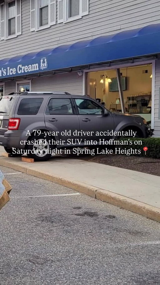 What are your thoughts?

Hoffman’s Ice Cream, a beloved Spring Lake Heights shop since the 1980s, was forced to close Saturday evening after an SUV crashed into the building.

Police say the accident happened around 5:24 p.m. when a 79-year-old driver pulled into the lot and mistakenly thought the vehicle was in park. No one was injured, and the shop reopened Sunday morning after the building was declared safe.

Hoffman’s Point Pleasant location was not affected and remained open.

-

Follow for more #local news + events 

#monmouthcounty #monmouthcountynj #njnews #springlakenj #townsofnewjersey