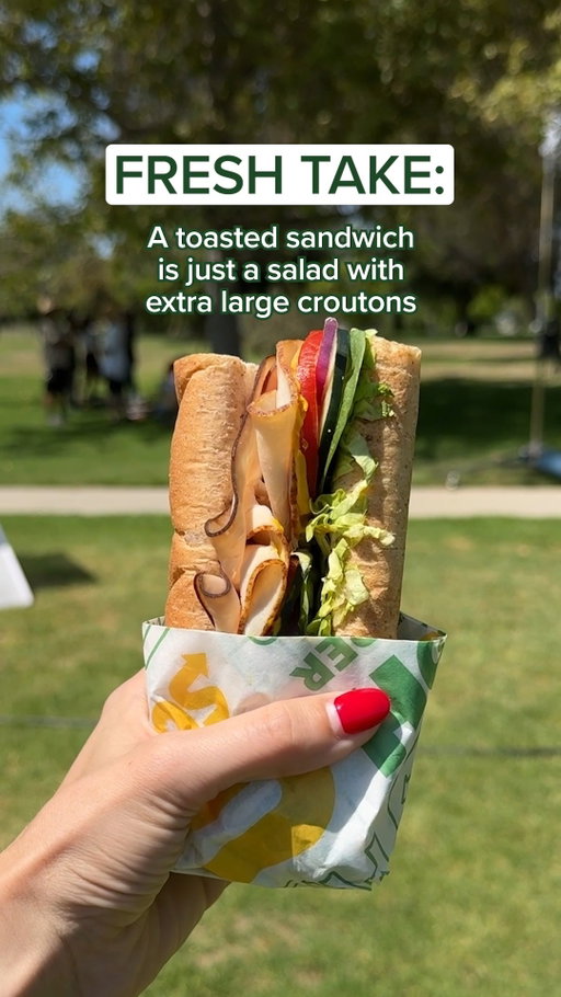 Another Fresh Take: A full serving of veggies can still taste delish.

Order from the NEW Fresh Fit® menu today! Fresh Fit® subs refer to 6" subs on multigrain bread.