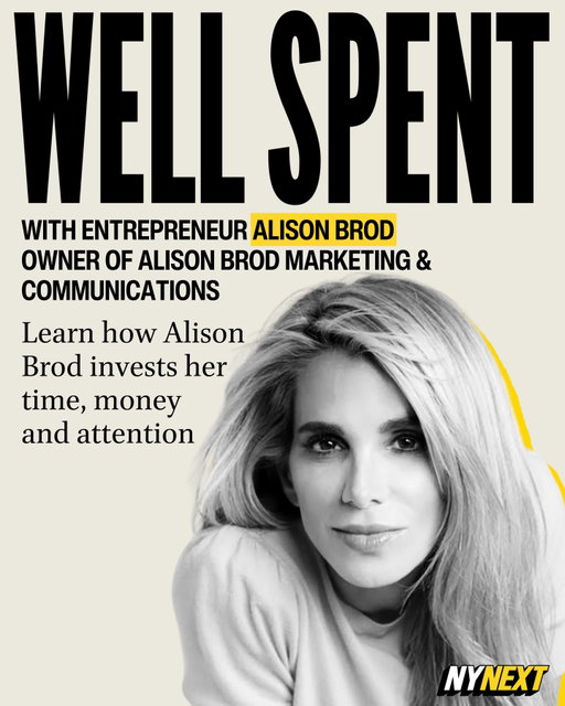 This week on Well Spent: Alison Brod, founder of Alison Brod Marketing & Communications - the powerhouse behind some of the biggest lifestyle, fashion, and beauty brands — shares where she finds inspiration, her perspective on failure, and the products women really want today.