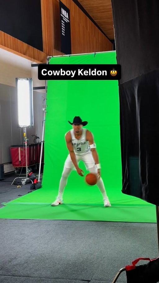 Cowboy KJ kickin’ us off at Media Day! 🤠📸