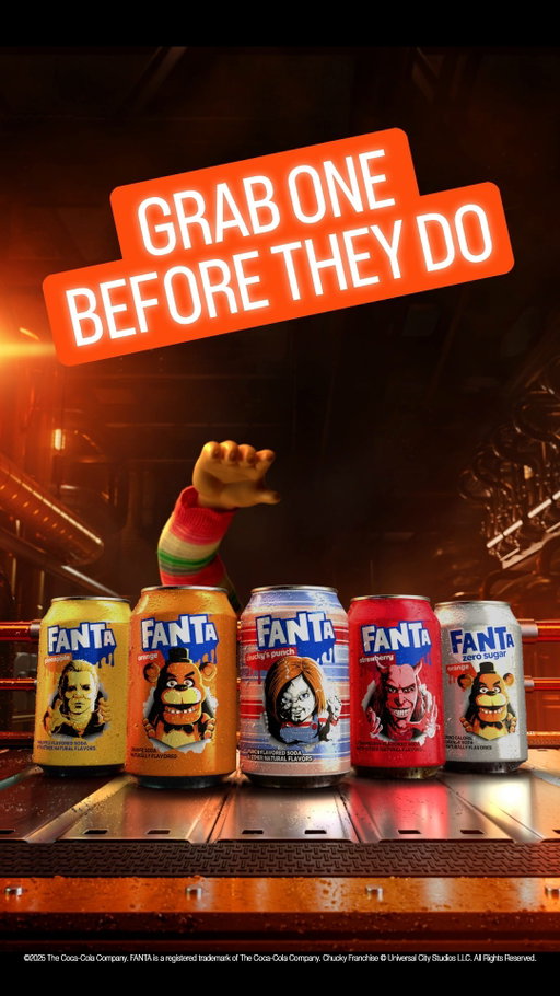 The delicious Fanta Chucky Punch won’t be around for long…but he might be.
