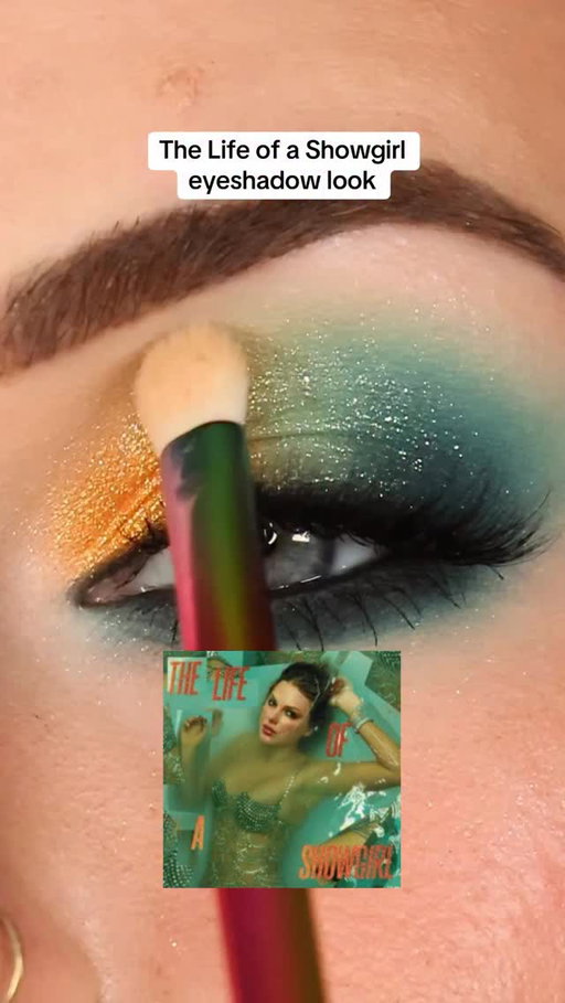 The Life of a Showgirl inspired eyeshadow tutorial ❤️‍🔥 
@sigmabeauty x Angela Bright eyeshadow brush set 
#tsthelifeofashowgirl #tloasg #eyeshadowtutorial #sigmaxangelabright
