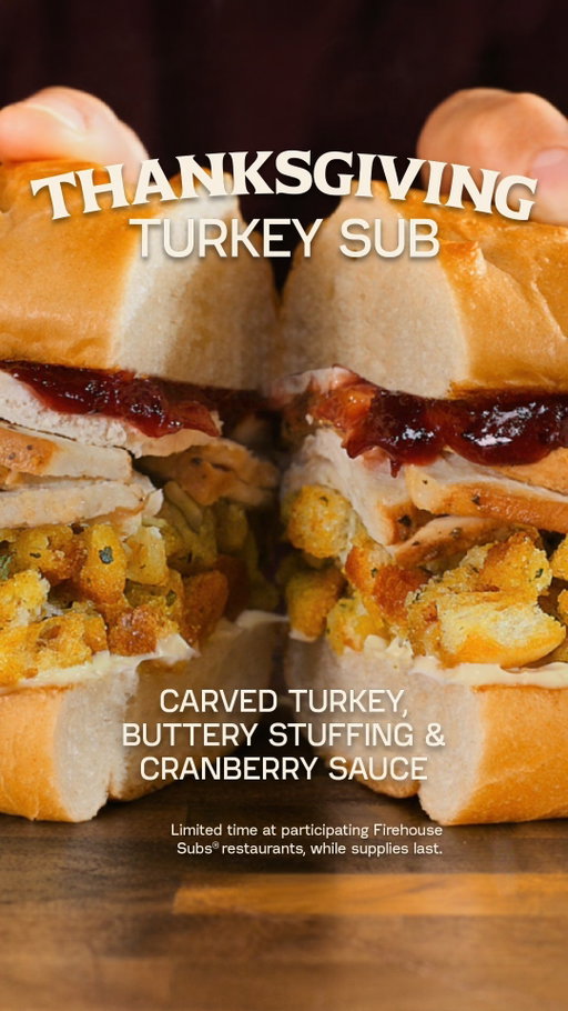 Feeling very grateful for turkey, cranberry sauce, and stuffing 🍗new this year, add on a side of savory gravy!