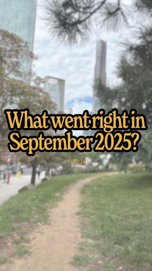 September 2025 is over, but here’s what went right... How’d you make the planet better?