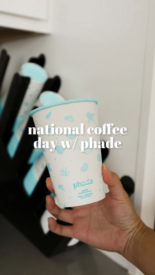 Want your home coffee bar to feel like a café, without the guilt of using plastic cups? Check out @phade.products ! They are available at Walmart and I will also have them linked in my profile! #ad #phadeproducts #phadecups