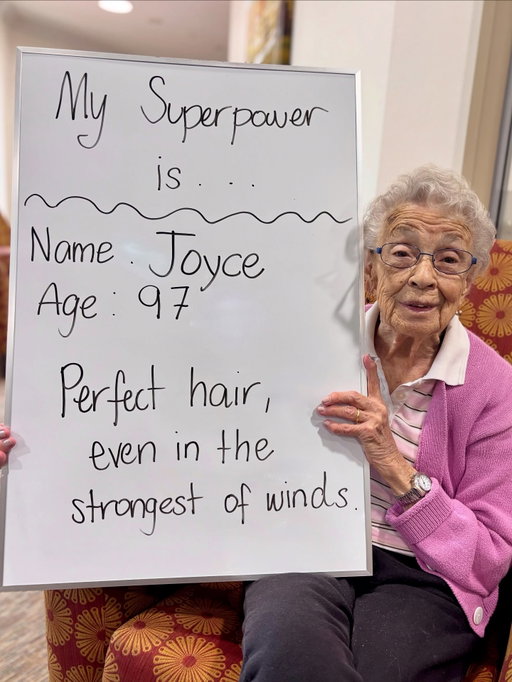 Swipe ⬅️ Our seniors share their superpowers 🦸 Same Beryl, same.

Homes: @arcareagedcare @twcarehomes